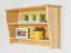Wall shelf Solid, natural pine wood Junco 339 - Dimensions48 x 81 x 24 cm