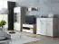 TV base cabinet Kavieng 16, colour: oak / white - Measurements: 62 x 120 x 40 cm (H x W x D)