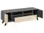 TV cabinet with four compartments Takle 04, color: anthracite / oak Kronberg - dimensions: 52 x 160 x 45 cm (H x W x D)