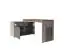 Xanthi desk, Colour: Oak / Grey - measurements: 76 x 110 x 168 cm (H x W x D)