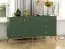 Chest of drawers Inari 03, Colour: Forest Green - Measurements: 85 x 160 x 40 cm (h x w x d), with 2 doors, 3 drawers and 2 shelves