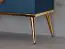 Bedside table with drawer Kumpula 06, Colour: Dark Blue - Measurements: 54 x 50 x 34 cm (H x W x D)