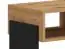 Bedside table Trezevant 01, Colour: Oak Artisan / Black - Measurements: 46 x 42 x 35 cm (H x W x D)