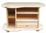 TV cabinet  solid, natural pine wood Junco 201 - Dimensions 60 x 96 x 48 cm