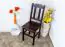 Chair Pine Solid Wood Walnut Rustic Junco 248 - Dimensions: 90 x 36.50 x 38 cm (H x W x D)