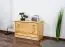 Shoe cabinet solid, natural pine wood 019 - Dimensions 45 x 72 x 29 cm (H x B x T)