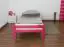 Children's bed / Youth bed "Easy Premium Line" K1/1n, solid beech wood, pink