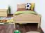 Children's bed / Teen bed solid, natural beech wood 113, including slatted frame - Measurements 90 x 200 cm