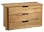 Chest of drawers, Teresina 09, Colour: Natural, oak part solid - 57 x 96 x 44 (H x W x D)