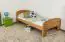 Kid/youth bed Wooden Nature 140 solid cherry tree nature - 90 x 200 cm (W x D)