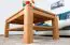 Coffee table Wooden Nature 121 Solid Beech - 45 x 105 x 65 cm (H x W x D)
