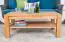 Coffee table Wooden Nature 124 Solid Beech - 105 x 65 x 45 cm (W x D x H)