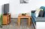 Coffee table Pine Solid wood Alder color Junco 485 – Dimensions: 60 x 60 x 50 cm (W x D x H)