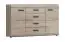 Chest of drawers Gabes 12, Colour: Oak Sonoma - 87 x 140 x 42 cm (h x w x d)