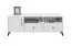 TV base cabinet Tellin 08, Colour: White / White high gloss - Measurements: 50 x 140 x 50 cm (H x W x D)