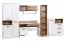 Chest of drawers Fafe 04, Colour: Oak riviera / White - Measurements: 100 x 88 x 40 cm (H x W x D), with one door, 3 drawers and compartments.