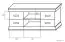 TV base cabinet Wewak 18, colour: Sonoma oak - Measurements: 59 x 130 x 42 cm (H x W x D)