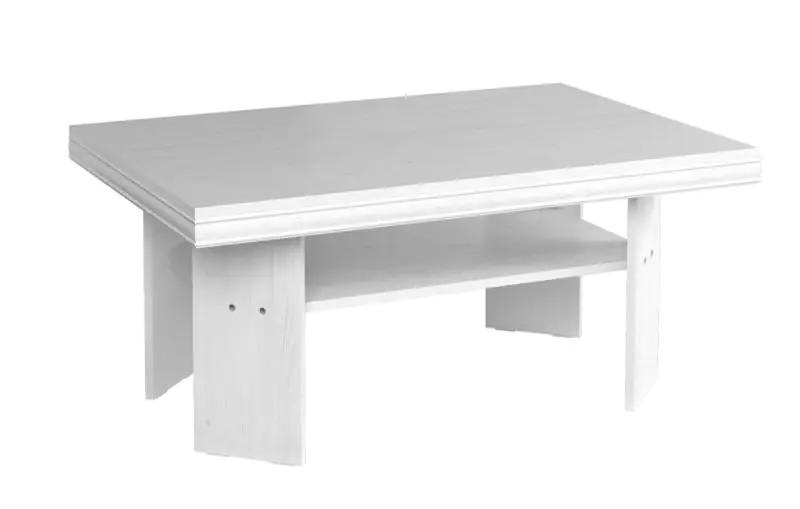 Coffee table Sentis 20, Colour: Pine White - 53 x 120 x 80 cm (H x W x D)