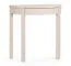 Beige Dressing Table | Semi-Circular Design | 1 Drawer | Beech Wood Legs | 80 x 43 x 78 cm | Bedroom Vanity