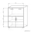 Chest of drawers Curug 11, Colour: Oak / Light beech - Measurements: 113 x 90 x 34 cm (H x W x D)