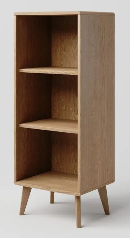 Shelf solid Oak Natural Aurornis 22 - Measurements: 125 x 50 x 40 cm (H x W x D)
