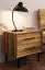Bedside table Kumeu 04 solid oiled Wild Oak - Measurements: 50 x 51 x 40 cm (H x W x D)