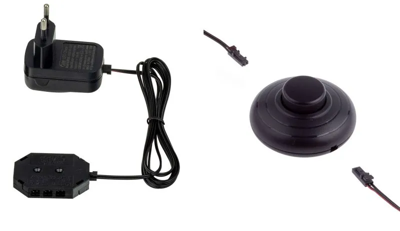 LED Lighting Power Supply Unit | Operates 6 LED Points | Black Color | Reliable Performance