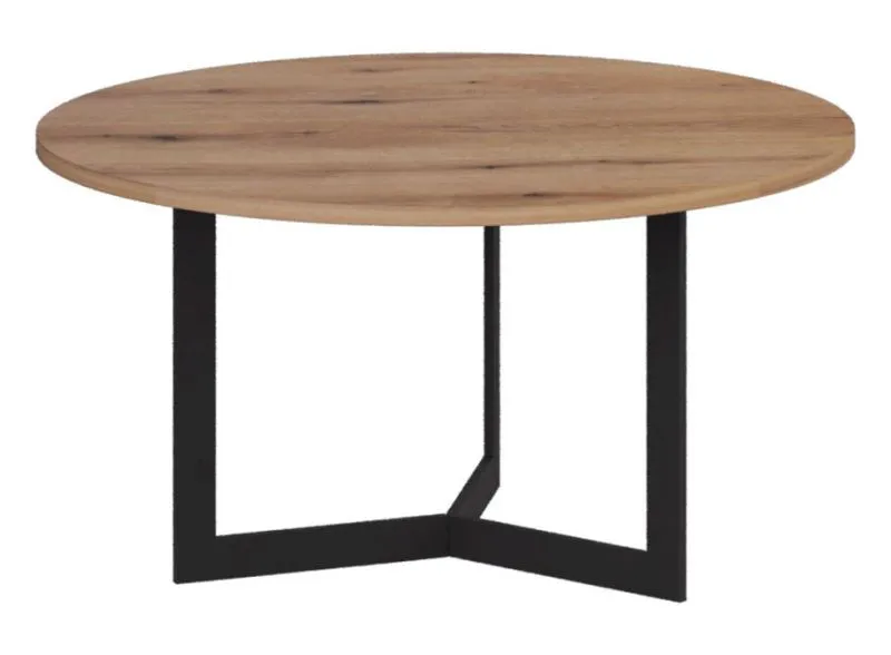 Granollers 02 Coffee Table | Oak Artisan Finish | 80 x 80 x 42 cm | Modern Design | Sturdy & Easy Assembly