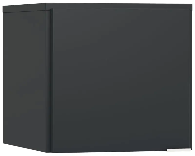 Attachment for single door wardrobe Chiflero, Colour: Black - Measurements: 45 x 47 x 57 cm (H x W x D)