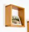 Hanging rack/wall shelf Pine solid wood Alder color Junco 283A - 30 x 30 x 12 cm (h x W x d)