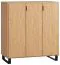 Dresser Patitas 06, Colour: Oak - Measurements: 100 x 90 x 47 cm (h x w x d)