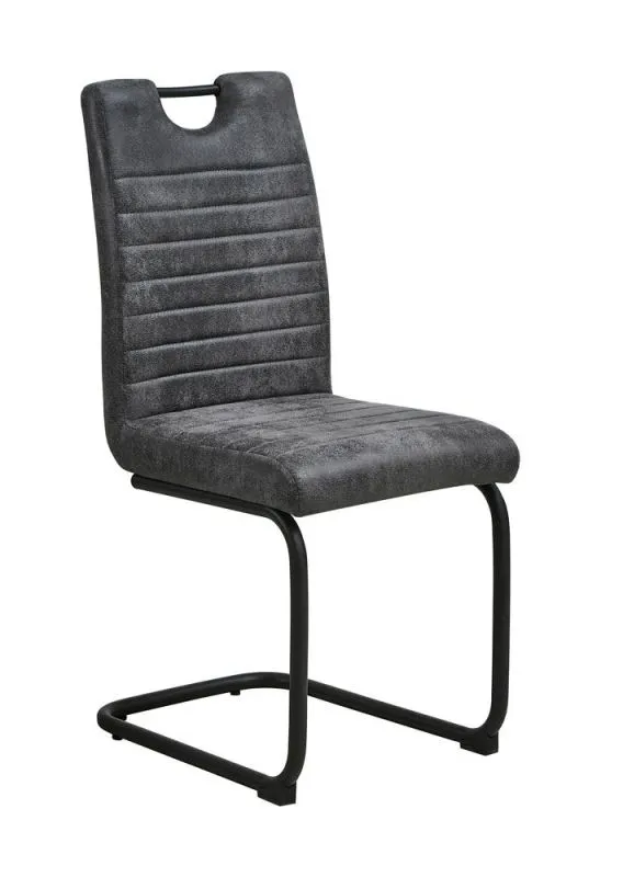 Maridi 250 Chair | Anthracite | 98 x 41 x 56 cm | Modern Dining Chair | Metal Legs