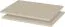 Shelf Set for Vaitele Series Cabinets | Set of 2 | 88 x 50 cm | Beige Chipboard with Textile Decor