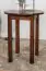 Table Pine solid wood walnut colors Junco 234A (round) - Ø 60 cm