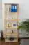 Tall 6-Tier Shelving Unit Junco 54B, solid pine, clearly varnished - H200 x W70 x D30 cm