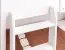 Adult bunk bed "Easy Premium Line" K19/n, headboard and footboard with holes, solid white beech - 90 x 200 cm (w x l), divisible