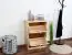 Shoe cabinet 006 solid, natural pine wood - Dimensions 80 x 58 x 29 cm (H x B x T)