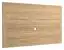 Back panel Buzet 19, Colour: Oak - Measurements: 100 x 164 x 4 cm (H x W x D)