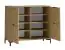 Chest of drawers "Kandalica" 02, Colour: Oak Artisan - Measurements: 110 x 100 x 40 cm (H x W x D)