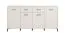 Sideboard with Four Doors Sabas 15 | Cashmere | Two Drawers | Eight Compartments | 90 x 182.5 x 40 cm | Ample Storage