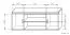 TV base cabinet Pamulang 07, Colour: Sonoma oak - Measurements: 47 x 120 x 49 cm (H x W x D)