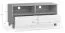 TV Base Cabinet Pantanoso 10 | White / Grey | 56 x 120 x 47 cm | Modern Storage Solution