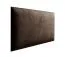Set of 10 Upholstery Panels | Dark Brown Velour | 38 x 30 cm | Stain-Resistant, Easy-Care