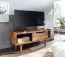 Sheesham TV Cabinet | Lowboard | Semi-Solid Wood | 44 x 95 x 34 cm | Modern Sliding Door | Up to 50" TVs