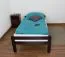 Dark Bed for Kids & Teens "Easy Premium Line" K1/1n | Solid Beech Wood | Chocolate Brown | 90 x 190 cm