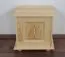 Chest solid, natural pine wood 182 – Dimensions 54 x 50 x 46 cm 
