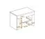 Sviland 16 Shoe Rack Bench | Oak Wellington/White/Grey | 56 x 60 x 32 cm | Seat Cushion