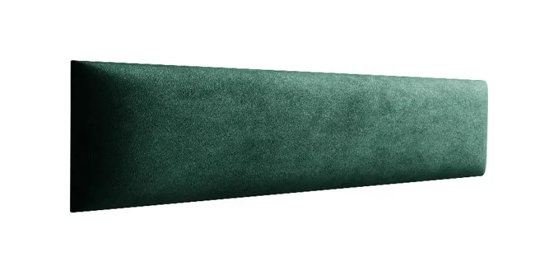 Upholstery Panels Set of 10 | Dark Green Velour | 40 x 15 cm | Elegant Wall & Bench Upgrade