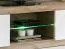 LED Lighting for Display Cabinets | Black | 2 Strips | Modern Accent Lighting