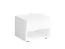 Set of 2 Almopia 02 Bedside Cabinets | White | 1 Drawer, 1 Compartment Each | 35 x 45 x 35 cm | ABS Edge Protection